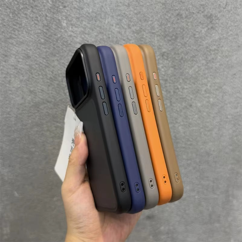 With Camera Control Button Case for Iphone 17 Pro Max 17Pro Slim Matte Translucent PC TPU Shockproof Cover for Iphone 17 Air
