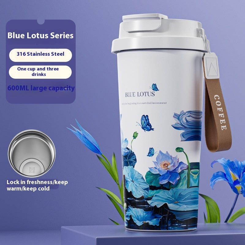 Stainless Steel Portable Coffee Cup Bright Mart