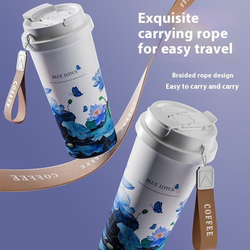 Stainless Steel Portable Coffee Cup Bright Mart