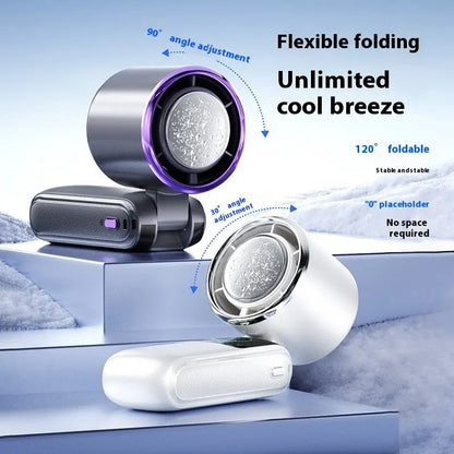 Ice Pack High-Speed Handheld Electric Fan Bright Mart