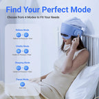 Head Massager for Fatigue Relief, Eye Massager with Heat, Head and Eye Massage for Stress Relief, Bluetooth-Capable, Ideal gifts Bright Mart