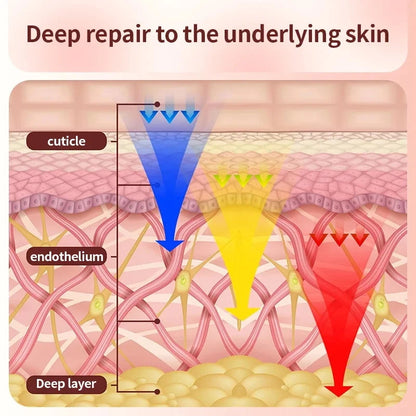 7 Color LED Face Mask with Neck Wireless Portable Red Light Therapy for Anti-Aging, Wrinkles, Skin Rejuvenation, Home Use Bright Mart