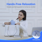 Head Massager for Fatigue Relief, Eye Massager with Heat, Head and Eye Massage for Stress Relief, Bluetooth-Capable, Ideal gifts Bright Mart
