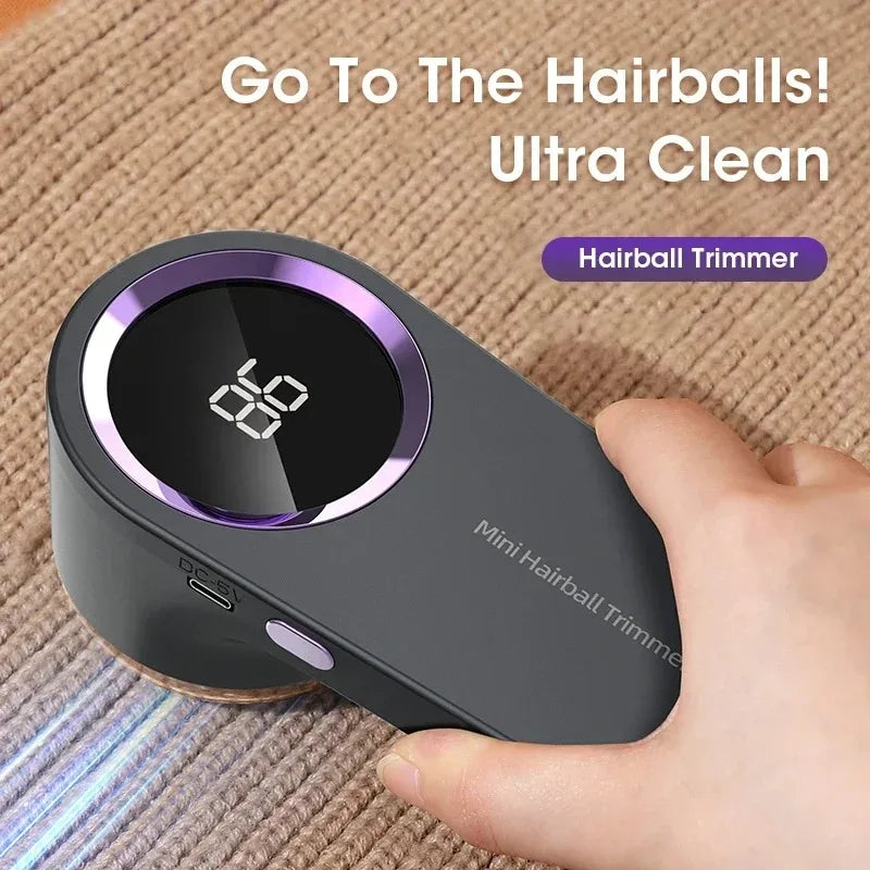 Portable Electric Fabric Shaver Rechargeable LED Display