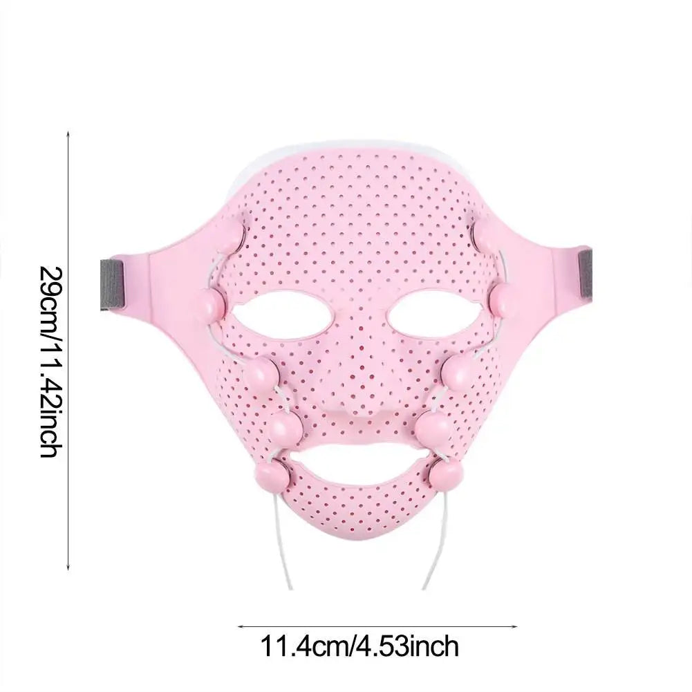 Electric Facial Massage Mask – Anti-Aging 3D Silicone SPA Magnet Beauty Massager for Wrinkle Reduction