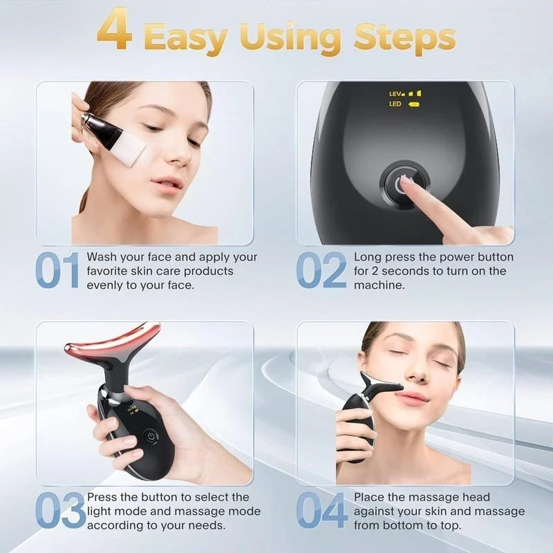 Red Light Therapy Wand – Face & Neck Sculpting & Anti-Wrinkle Tool Bright Mart
