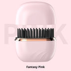 Cordless Mini Hair Straightener Brush – Pocket-Size, Rechargeable & Travel Friendly Bright Mart