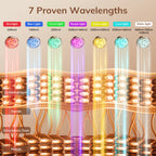 FOLOKE Red Light Therapy Mask for Face & Neck Bright Mart